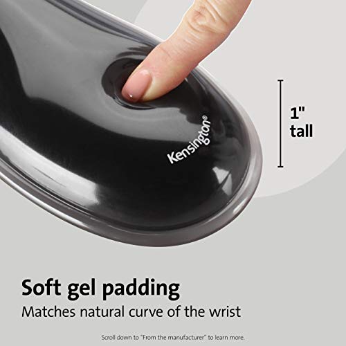 Kensington Duo Gel Mouse & Keyboard Wrist Rest Bundle Set, Ergonomic Keyboard and Mouse Pad With Wrist Support, Keyboard Wrist Rest, Computer Keyboard Pad, Cooling Gel, Non-Skid Backing, Blue K52920WW | Ergonomic gel cushioning, non-skid backing, pairs ke