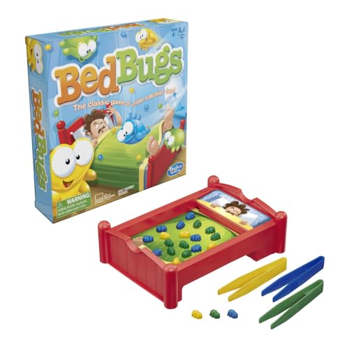 Bed Bugs Board Game | The Classic Game of Critter-Catchin’ Fun | Kids and Preschool Games | Ages 4 and Up | 2 to 3 Players | Family Games | Easter Gift for Kids (Amazon Exclusive)