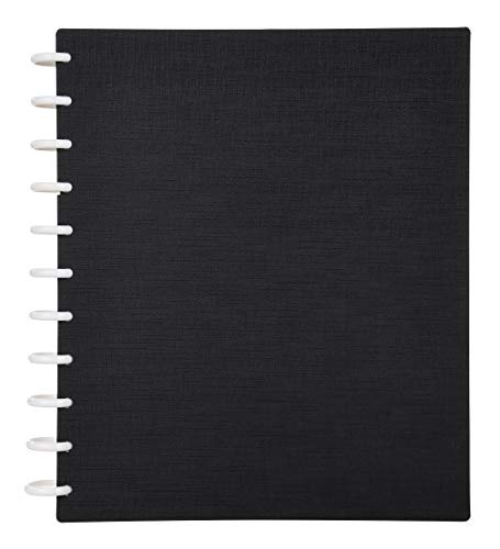 Talia Discbound Notebooks, Planner, Customizable, (Black, Letter (8.5in x 11in)) - color: Black, size: Letter (8.5in x 11in)