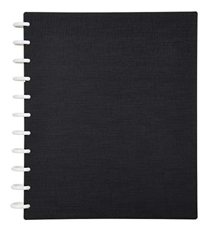 Talia Discbound Notebooks, Planner, Customizable, (Black, Letter (8.5in x 11in)) - color: Black, size: Letter (8.5in x 11in)