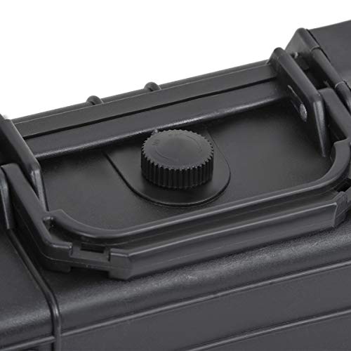 MEIJIA Portable All Weather IP67 Waterproof Protective Case,Hard Camera Case,Dry Case with Customized Foam,Fit Use of Drones,Camera,Equipments,Elegant Black (9.17inch x 7.56inch x4.33inch) - size: 9.17inch x 7.56inch x4.33inch