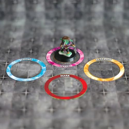 AOE Multipurpose DND Spell Effect Templates - Area of Effect Markers for Dungeons and Dragons and Other RPGs