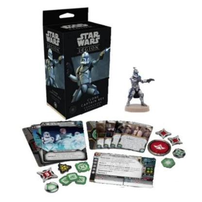 Star Wars: Legion Clone Captain Rex COMMANDER EXPANSION - Tabletop Miniatures Game, Strategy Game for Kids and Adults, Ages 14+, 2 Players, 3 Hour Playtime, Made by Atomic Mass Games - style: Galactic Republic Expansions: Captain Rex