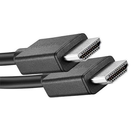 INSIGNIA 4K Ultra HD HDMI Cable – High-Speed 18Gbps, HDR, ARC, Ethernet – Compatible with TV, Monitor, PS5, Xbox, Blu-ray, Laptop (HDMI Cable, 8 ft) - size: 8 ft, style: HDMI Cable