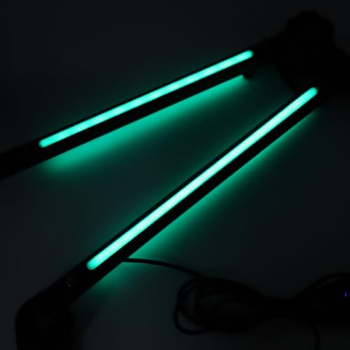 Estink Desk Microphone Stand, Adjustable Metal Boom Arm with RGB Lighting for Streaming and Gaming, Tool Setup with 360 Degree Rotation, Compatible with Most Microphones