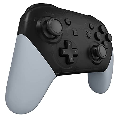 eXtremeRate New Hope Gray Replacement Handle Grips for Nintendo Switch Pro Controller, DIY Custom Hand Grip Shell for Nintendo Switch Pro Controller - Controller NOT Included - color: New Hope Gray
