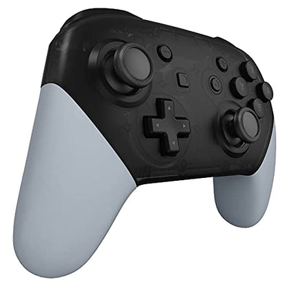 eXtremeRate New Hope Gray Replacement Handle Grips for Nintendo Switch Pro Controller, DIY Custom Hand Grip Shell for Nintendo Switch Pro Controller - Controller NOT Included - color: New Hope Gray