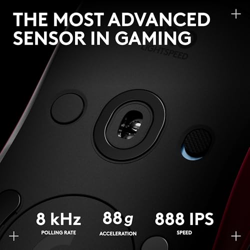 Logitech G PRO 2 Lightspeed Ambidextrous Wireless Gaming Mouse - Magenta | Symmetrical design, <4 customizable magnetic side buttons, USB-C charging, PowerPlay Wireless Charging Supported, For PC/Mac - color: Magenta