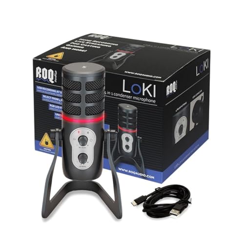 USB CONDENSER MIC WITH RGB EFFECTS FOR GAMING