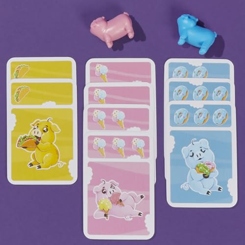 Hasbro Gaming Piggy Piggy Card Game | Family Games for Kids, Teens, and Adults | 2 to 6 Players I 20 Mins. Average | Quick-Playing Travel Games | Fun Summer Activities | Vacation Essentials | Ages 7+