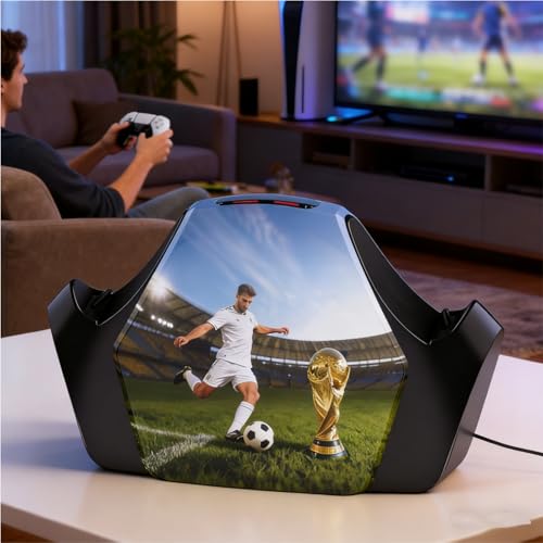 for Ps5 Controller Charger Station,PlayStation 5 Controller Charger with Led Indicator,3.3 Ft Cord,Overcharge Protect,Fast Charging Dual Charging Dock for Ps5 Accessories (WorldwideCup) - color: WorldwideCup