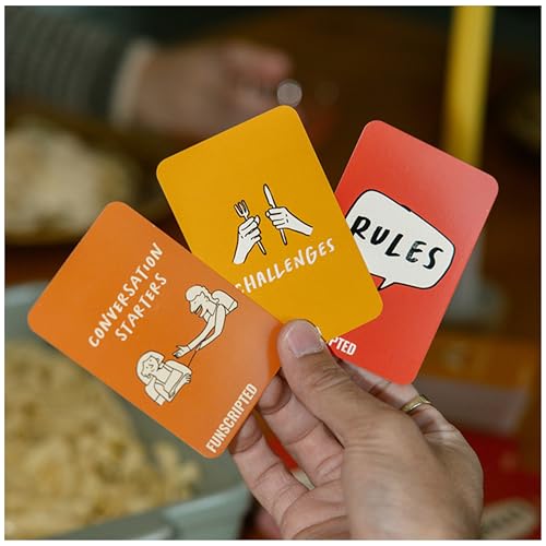 Spin Master Games, SolidRoots Funscripted, The Hilarious Dinner Party Game from the Makers of Mind The Gap, Family Games for Game Night, Ages 13+ - color: Funscripted, size: One Size