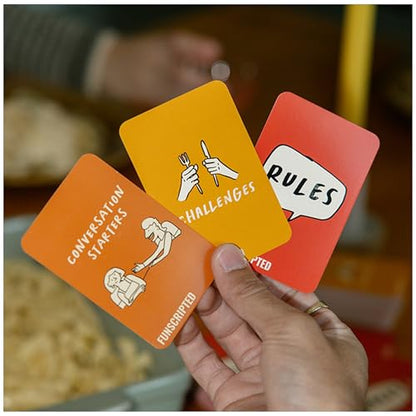 Spin Master Games, SolidRoots Funscripted, The Hilarious Dinner Party Game from the Makers of Mind The Gap, Family Games for Game Night, Ages 13+ - color: Funscripted, size: One Size