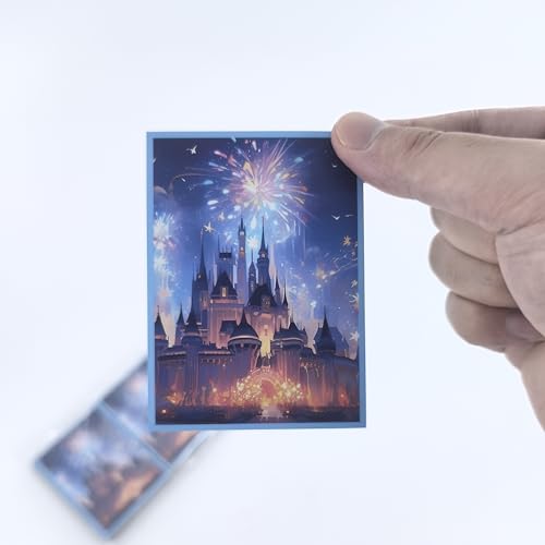 Card Sleeves Compatible Lorcana, 100 Count Matte Finish Size 2.6 x 3.6 in, Acid-Free & PVC-Free Premium Protection for Lorcana TCG Cards