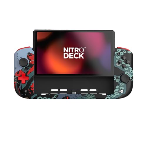 CRKD Nitro Deck - Professional Handheld Deck with Zero Stick Drift for Nintendo Switch and Switch OLED (Hellboy Special Edition) - color: Hellboy Special Edition