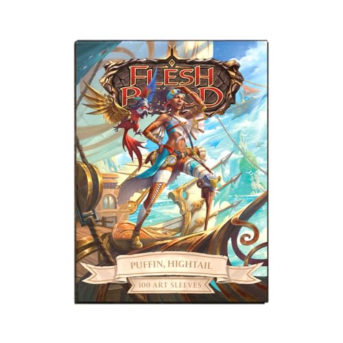 Dragon Shield | Flesh & Blood Art Sleeves | 100 CT - Smooth & Tough Premium TCG Sleeves | Compatible with Pokemon, One Piece & Magic the Gathering | Puffin, Hightail - color: Puffin, Hightail