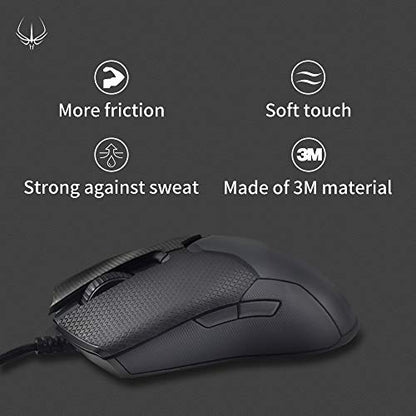 HOTLINEGAMES 2.0 Anti-Slip Mouse Grip Tape Compatible with Model O- (Minus) Gaming Mouse Skins,Sweat Resistant,Cut to Fit,Easy to Apply,Professional Mice Upgrade Kit