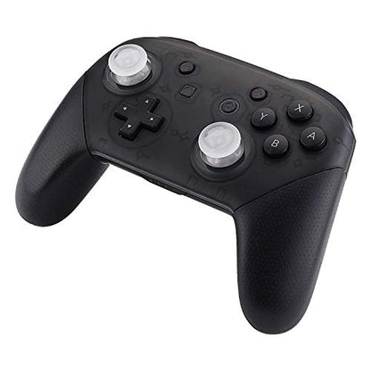 eXtremeRate Replacement 3D Joystick Thumbsticks, Analog Thumb Sticks with Cross Screwdriver for Nintendo Switch Pro Controller - Black & White & Transparent & Transparent Black - color: Black & White & Transparent & Transparent Black