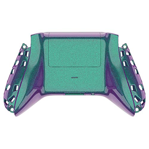 eXtremeRate Custom Back Cover Shell for Xbox Core Wireless Controller, Chameleon Green Purple Replacement Controller Battery Cover & Bottom Shell for Xbox Series X & S - color: Chameleon Green Purple