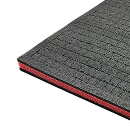 Toolboxes Foam Sponge Insert Game Box Board Cases Pre Cut Segments Customizable Drawer Padding Shock Absorbing Suitable for Camera Cases to, Black red Black 5CM - size: black red black 5CM