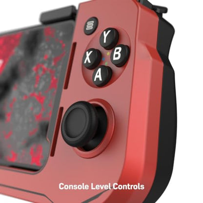 Turtle Beach Atom Mobile Game Controller with Bluetooth for Cloud Gaming on Android Mobile Devices with Compact Shape, Console Style Controls & Low Latency Bluetooth - Red - color: Red