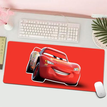 Cartoon Pattern Extended Gaming Mouse Pad, 31.5 x 11.8 Inches Non-Slip Keyboard Mat with Stitched Edge for Gaming & Office (Cars) - color: Cars