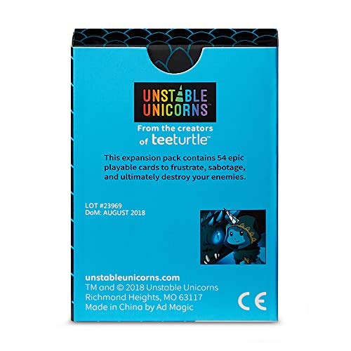 Unstable Games - Unstable Unicorns Dragons Expansion Pack - designed to be added to your Unstable Unicorns Card Game - style: Expansion Pack: Dragons
