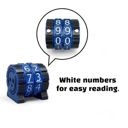 Life Counter Health Tracker for Board Games, TTRPGs, and Card Games with Skull Symbol, Compatible with MTG, 2 Gray Wheels with White Numbers - color: 2 Gray Rings+white Numbers