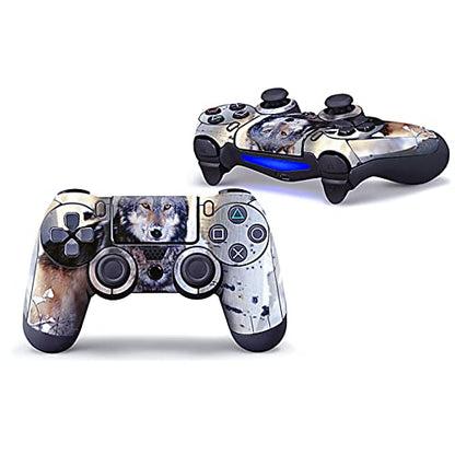 Skin for Ps4 Controller, 3pcs Whole Body Vinyl Decal Cover Sticker for PlayStation 4 Controller(PS4 Controller #12) - color: PS4 controller #12