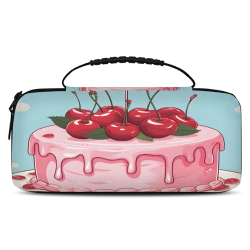 Adornori Birthday Cake Carry Case Compatible with Nintendo Switch 2, with 20 Games Cartridges, Birthday Theme Portable Travel Carrying Case Pouch for Accessories & Games - color: Multicolor 16