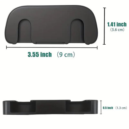 2 Pack Under Desk Game Controller Holder, No Drill Adhesive Mount, Universal Organizer for Most Game Controllers, Under Desk Hanger for Gaming Desk Accessories Storage