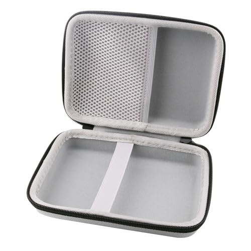 WERJIA Hard Carrying Case Compatible with RG447V/RG DS/ XF40H Handheld Game Console, Mesh Pocket fits Cable, SD Card (Grey) - color: Grey
