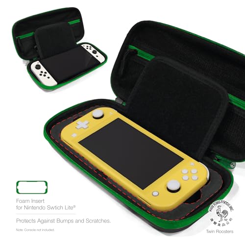 Hyperkin Edition Limited Sriracha EVA Hard Shell Console, Travel Carrying Case – Officially Licensed - For Nintendo Switch® OLED Model/Nintendo Switch Lite®/Nintendo Switch® (Twin Roosters)