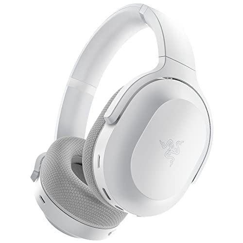 Razer Barracuda Wireless Gaming & Mobile Headset (PC, PlayStation, Switch 2, Android, iOS): 2.4GHz Wireless + Bluetooth - Integrated Noise-Cancelling Mic - 50mm Drivers - 40 Hr Battery - Mercury White - color: White, size: Standard, style: Barracuda