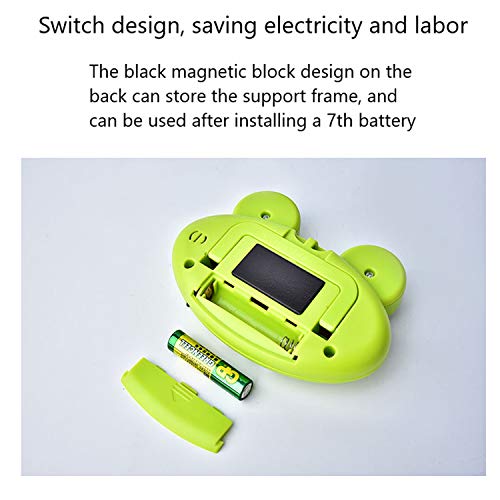 Kitchen Timer, Cute Cartoon Animal Countdown Timer, Digital Cooking with Magnetic, LCD Large-Screen Visual Clock, Hangable Alarm Clock with Stand，for Cooking Bake Sport Game (Timer-QW) - color: Timer-qw