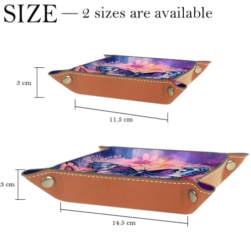 Butterfly Flower Dice Tray Dice Rolling Tray Folding Dice Holder for Dice Games, Like RPG, DND and Other Table Games - color: Multi 7