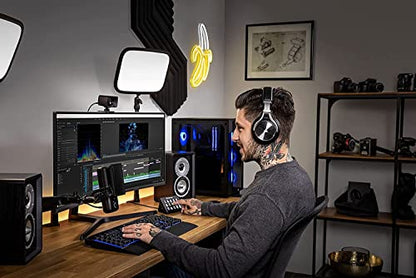 Elgato Facecam - 1080p60 True Full HD Webcam for Live Streaming, Gaming, Video Calls, Sony Sensor, Advanced Light Correction, DSLR Style Control, works with OBS, Zoom, Teams, and more, for PC/Mac