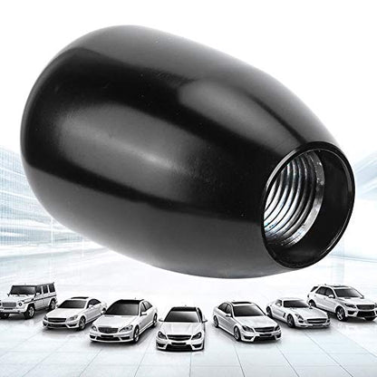 Dweekiy Gear Shift Knob,Car Universal Modification Manual Knob Gear Shift Head Shifter 6 Speed(Black) - color: Black
