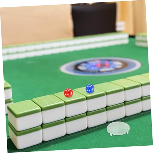 Mahjong Machine Dice Cover Glass Tool Dice Game Holder Table Accessory