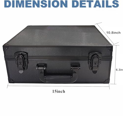 Toploaders Storage Box, Hard Toploaders Storage Case for 3" x 4" 35pt Rigid Card Holders, Card Deck Box Fits Cards, Top Loaders and Magnetic Card Holders (Black)