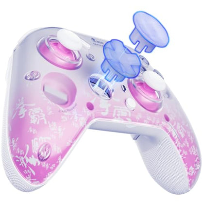 Qanba Phantom Multi-Mode Smart Wireless Controller for Windows PC and Android and iOS and TV，PC Controller With Hall-Effect Joysticks，Tri-Mode Connection (2.4G/Bluetooth/Wired), 1000Hz Polling Rate, Dual Vibration Motors, 6-Axis Gyro, Programmable Back Bu