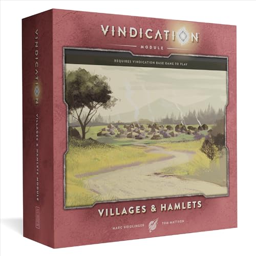 Orange Nebula Vindication Villages & Hamlets Board Game Expansion – Resource Management and Control