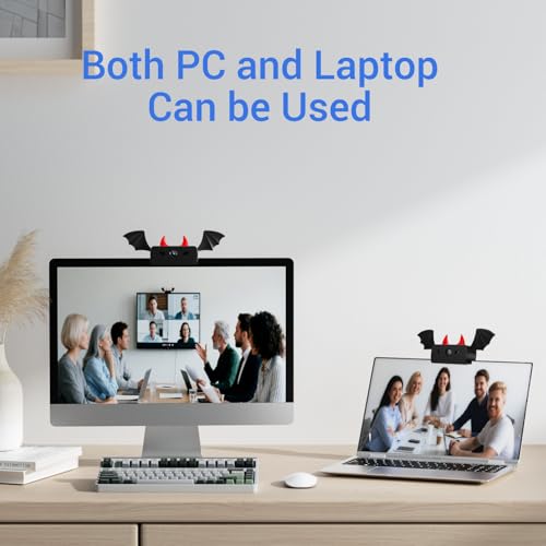 Diccik 1080P Webcam with Microphone, Full HD Web Camera for Desktop Computer and Laptop USB Computer Camera for PC Pro Streaming Webcam for Zoom/Skype/Teams, Plug and Play PC for Windows &Mac