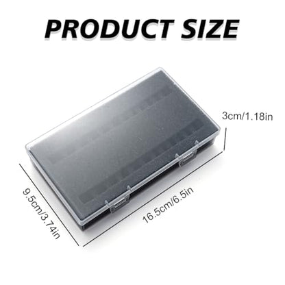 Clear Miniature Figure Storage Case,36 Slot Figurine Minature Organizer Case,3 Layer Foam Dustproof Protector Box for 1/64 1/87 Figure Model Accessories(6.5 * 3.7 * 1.2in) - size: 6.5*3.7*1.2in