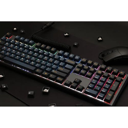 Ducky One 3 Pro Nazca 8K Mechanical Gaming Keyboard, Cherry MX2A Red, RGB | Mechanical gaming keyboard with hot-swappable switches, PBT tripleshot keycaps, RGB backlight - size: Cherry MX2A Red, style: 100%