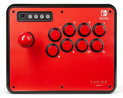 POWER A Fusion Wireless Arcade Stick for Nintendo Switch, Lite, Fight Stick, Gamepad, Game Controller, Bluetooth Controller, Officially Licensed - Nintendo Switch