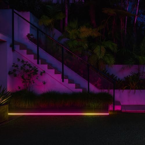 LIFX Neon Flex Rope Lights - 16ft Outdoor LED Rope Light - Compatible with Alexa | Matter Certified, Apple Homekit, WiFi 2.4GHz, Polychrome 60 Zones, RGB 1500-9000K, 2150 lm, IP67, for patios, eaves, pathways - style: 16FT Outdoor
