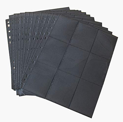 Superior 9-Pocket Double-Sided Trading Card Pages, 900 Pockets Side-Loading Card Binder Sleeves,Card Protector Sheets for Various Trading and Sports Cards | Side Loading Trading Card Binder Sleeves, Heavy-duty Album Page Protectors for 3-ring/D-ring Binde