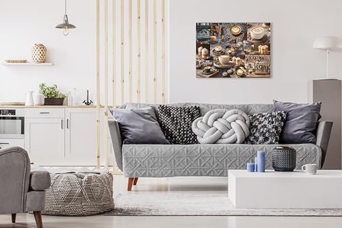 1000 Piece Collage Jigsaw Puzzle for Adults - Coffee Latte Espresso Collage - Challenging Puzzle Perfect for Game Nights - 1000 Piece for Adults. 20x27 inches (Mocha Medley) - color: Mocha Medley