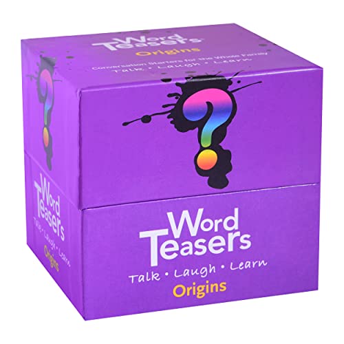 WORD TEASERS Origins - Vocabulary Game for Kids 10+ - Fun Family Conversation Starters - Literacy Game & Vocabulary Builder for Middle School - 150 Flash Cards - style: Origins